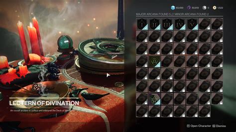 Destiny 2 Deck Of Whispers All Major And Minor Arcana Cards Explained