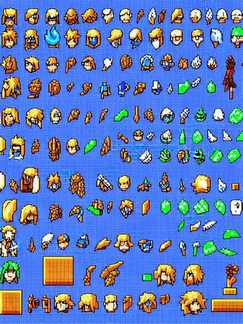 8 Bit Rpg Sprite Sheet