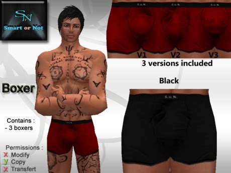 Second Life Marketplace - Boxer black