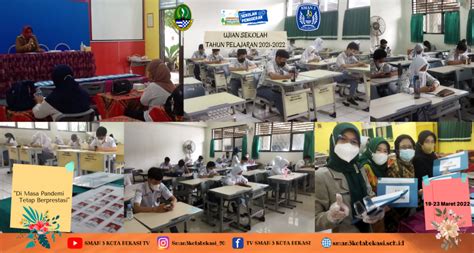 Ujian Sekolah Tahun Pelajaran 2021 2022 Sman 3 Kota Bekasi