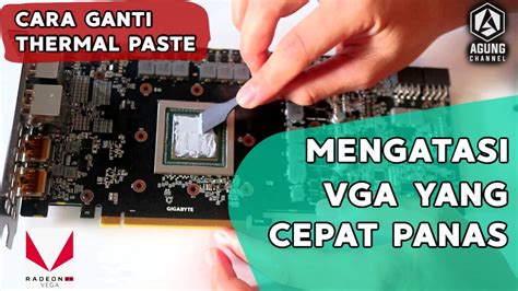 CARA MENGGANTI PASTA VGA GPU UNTUK MENGATASI VGA YANG CEPAT PANAS