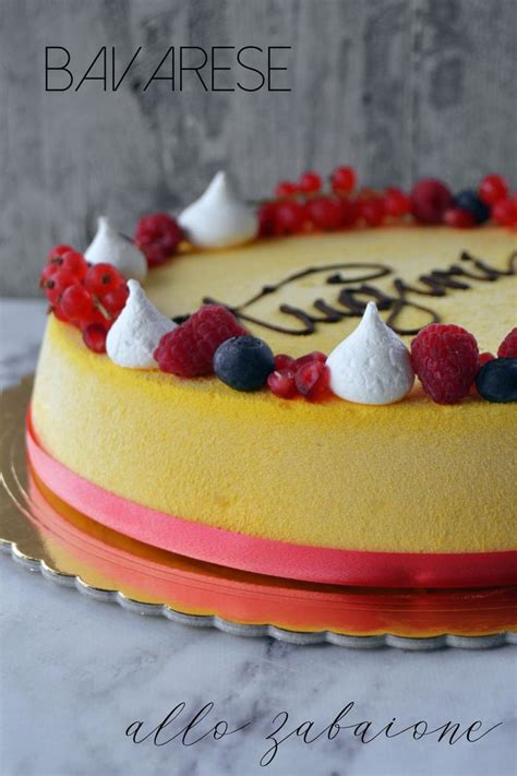 Bavarese Allo Zabaione Ricette Bavaresi Ricette Al Forno Torte