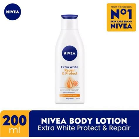 Nivea Body Lotion Extra White Repair And Protect Spf30 200ml Shopee