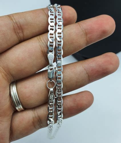 Cadena Gucci Planchada Plata Ley Cm X Mm Modeloc Meses Sin