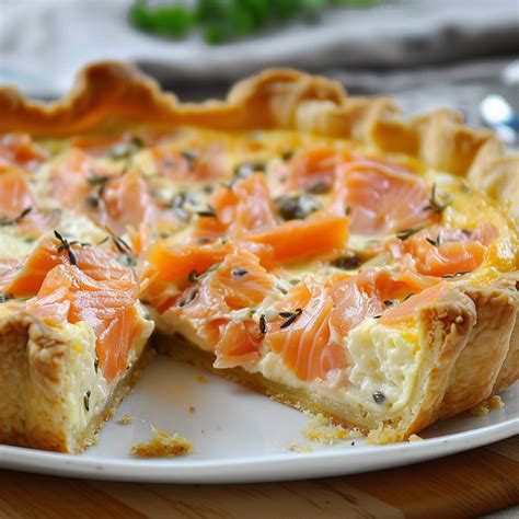 Quiche Au Saumon Et Boursin Recettes Faciles