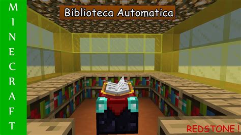 Minecraft Tutorial Como Criar Uma Biblioteca Automatica Para A Mesa