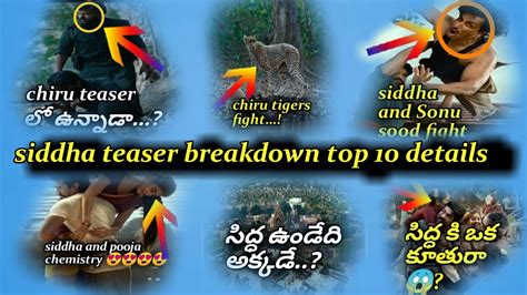 Siddha Teaser Breakdown Siddda Teaser Breakdown Telugu Siddha Teaser