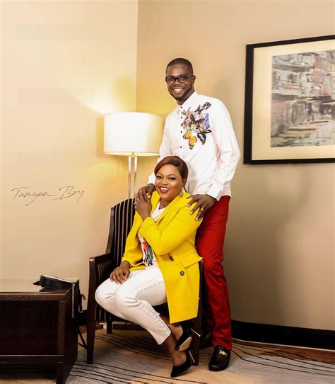 Aww... Funke Akindele Bello & JJC had a mini Photo Shoot before Premiere of New Series "Aiyetoro ...