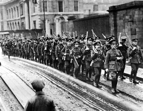 British Troops Leave Dublin For The Last Time After Ireland Being