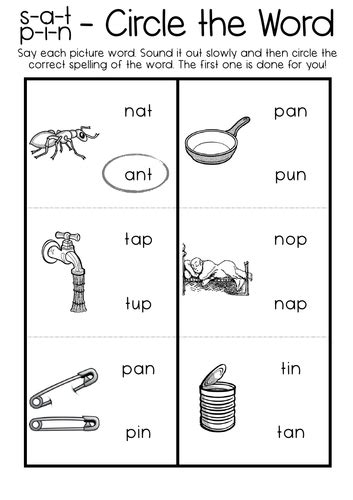 Sounds And Cvc Satpin Jolly Phonics Group 1 Teaching Resources