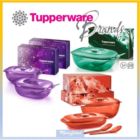 New Tupperware Purple Royale Crystalline Rice Server 1 2 5L Shopee