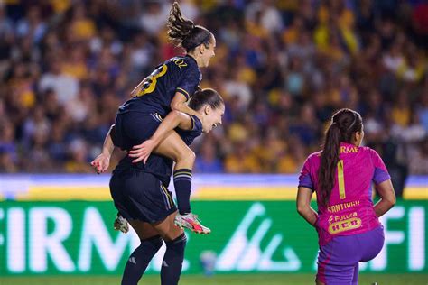 Tigres Femenil Pierde 1 3 Con Real Madrid Partido Amistoso Femenino