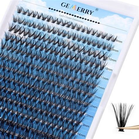 Gemerry Cluster Lashes 280pcs Eyelash Extensions 40d Lash Clusters 007