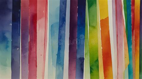 Watercolor Painting Thought Provoking Minimalist Installation Art