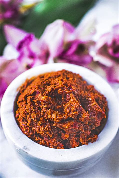 Authentic Homemade Thai Red Curry Paste พรกแกงเผด Simply Suwanee