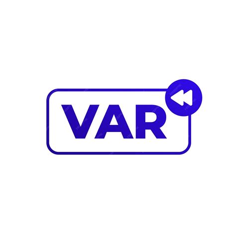Premium Vector | Var icon video assistant referee vector