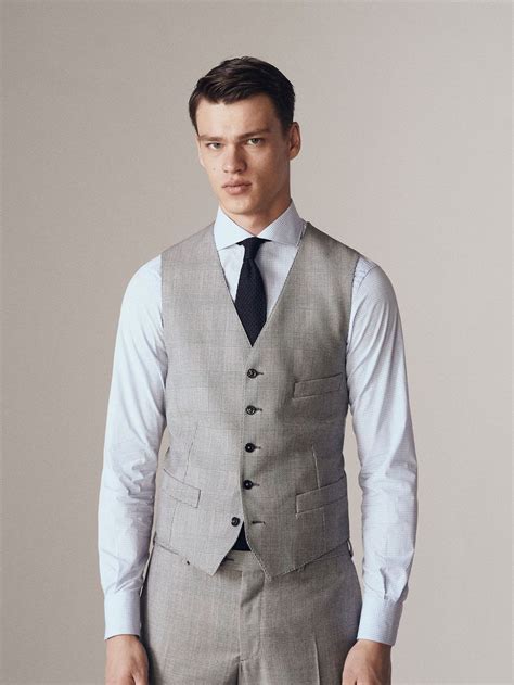 Mens Suits Massimo Dutti Spring Summer Collection 2018 Wool