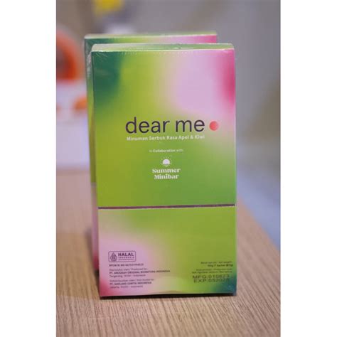 Jual Dear Me Beauty Minuman Serbuk Rasa Apel Kiwi 1box 7sachet