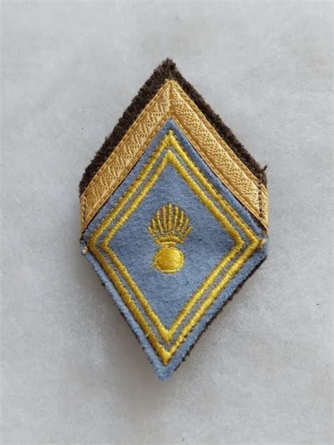 Un Insigne Tissu Militaire Losange De Bras Militaria Eur