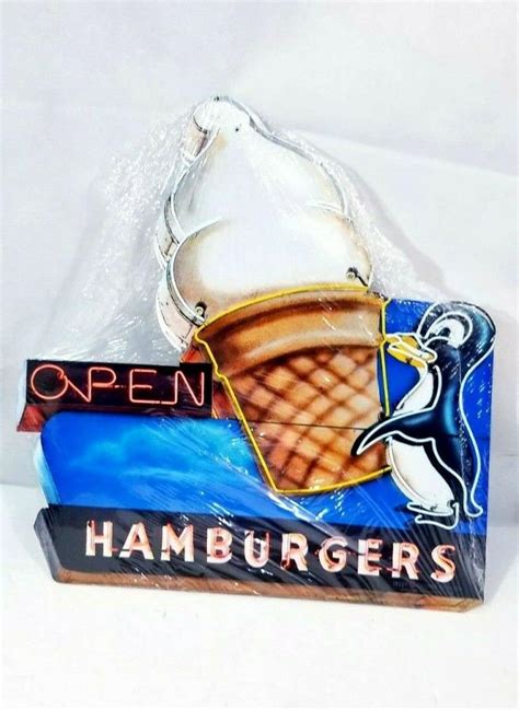 15 Large Open Mr Penguin Soft Ice Cream Cone Hamburgers Etsy