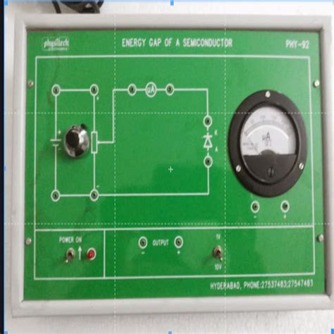 Phy 92 Semiconductor Energy Band Gap Measurement Trainer At ₹ 5650