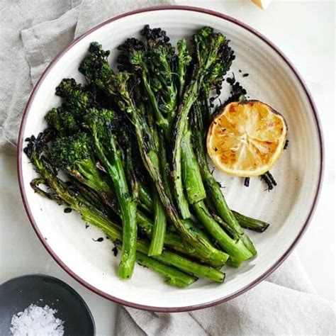 Grilled Broccolini With Lemon And Parmesan Its A Veg World After All®