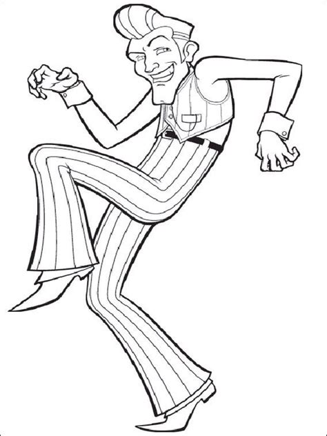 Lazy Town Coloring Pages For Kids