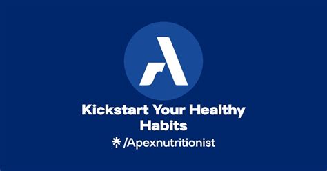 Kickstart Your Healthy Habits Instagram Facebook Tiktok Linktree