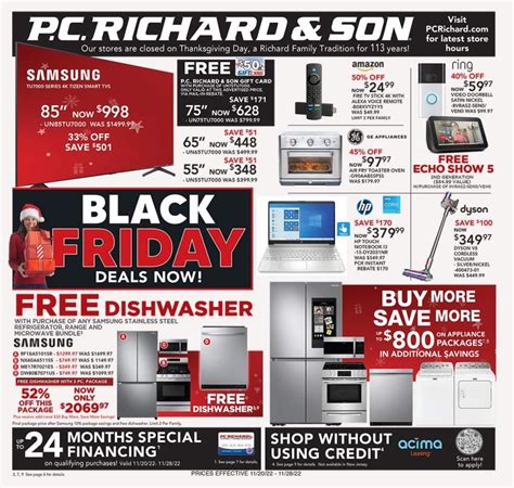 P C Richard Son Black Friday 2022 Ad Deals BlackFriday