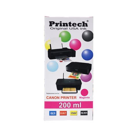 Jual Printech Tinta Printer Canon Magenta Merah 200 Ml 01026 Di Lapak