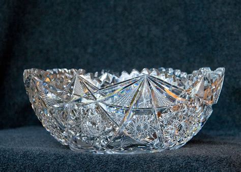 Cut Glass Bowls Collectors Weekly In 2024 Cut Glass Antique Glass Vintage Dishes Antiques