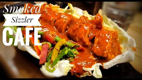 Smoked Sizzler Cafe Sizzler Challenge Lucknow Food Vlogs Lucknow