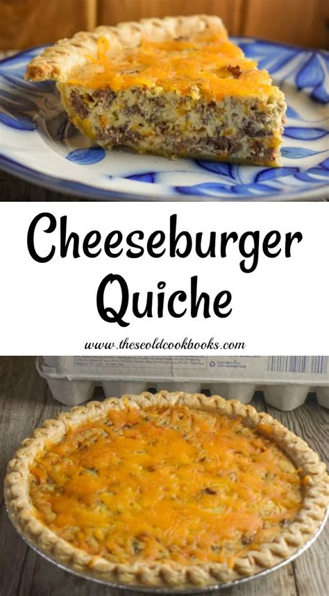Cheeseburger Quiche Recipe With Ground Beef These Old Cookbooks