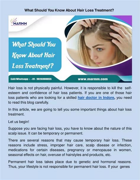 Ppt What Should You Know About Hair Loss Treatment Powerpoint