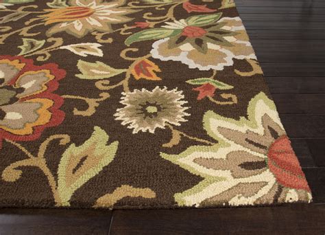 Hand Tufted Textured Wool Brownmulti Area Rug Deep Medley Novica