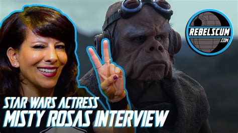 Star Wars The Mandalorian Discussion With Actress Misty Rosas Youtube