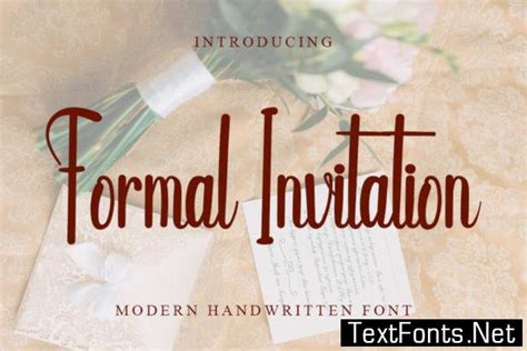 Formal Invitation Font