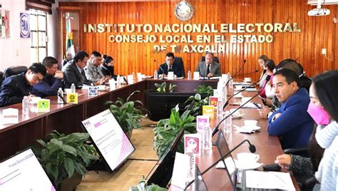 Reportó Ine Tlaxcala Avance De Las Actividades Del Proceso Electoral Concurrente 2023 2024