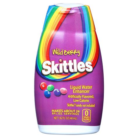 Skittles Sugar Free On The Go Liquid Water Enhancer Juice Drink Mix