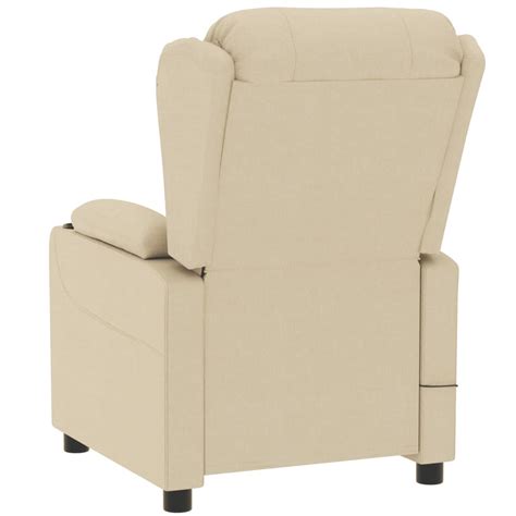 Atyhao Fauteuil inclinable électrique Crème Tissu 84530 Cdiscount Maison