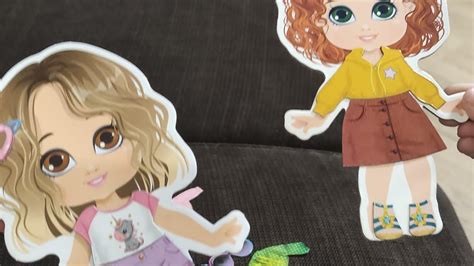 Магнитные истории 🍭Модная девчонка 🦄 Одевалки 🧁Одевашки🌼 Играйте вместе ...
