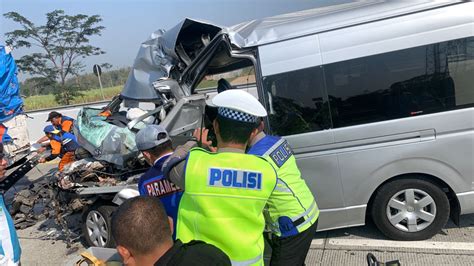 Polisi Tetapkan Sopir Hiace Sebagai Tersangka Buntut Kecelakaan Di Tol