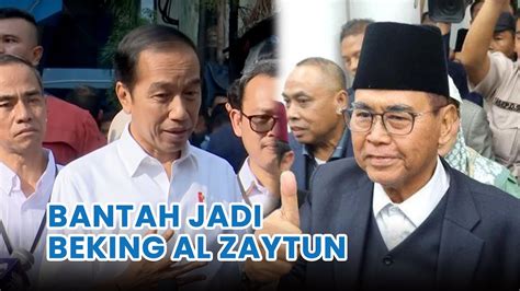 Jokowi Bantah Istana Jadi Beking Ponpes Al Zaytun Youtube