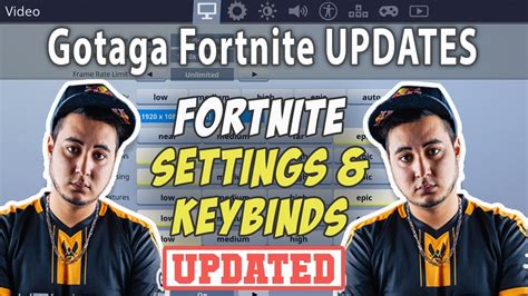 Gotaga Fortnite Settings And Keybinds Updated May 2019 Youtube