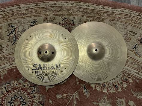 Sabian AA Rock Sizzle 14 Hi Hat Cymbal Set Reverb