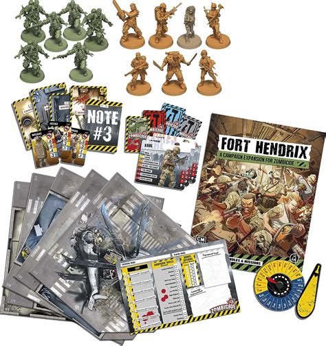 Zombicide 2ª Edição Fort Hendrix Jogo de Zumbi Jogo de Tabuleiro