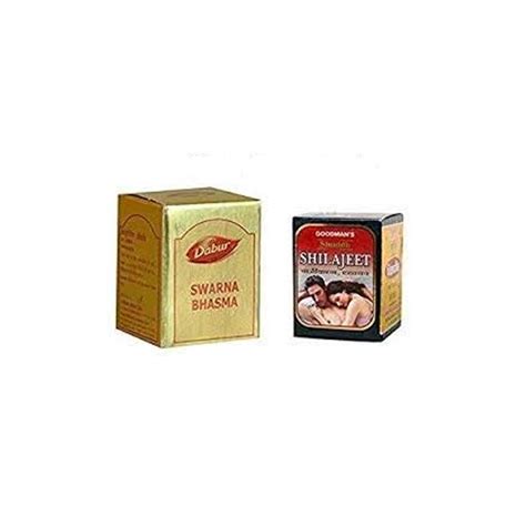 Buy Dabur Swarna Bhasma Mg With Goodman S Suddh Shilajeet Gm