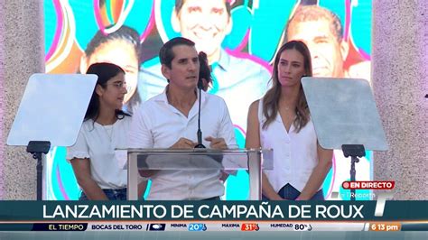 Rómulo Roux lanza campaña como precandidato presidencial por CD