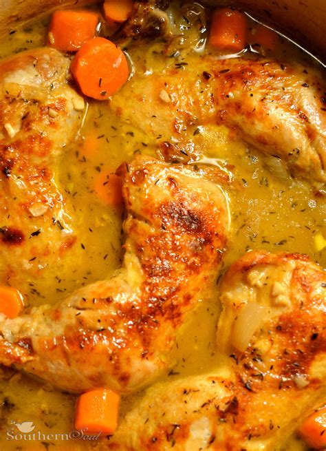 Entertaining + Fun: Braised Chicken Thighs