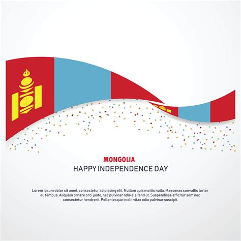 Mongolia Happy Independence Day Background 13369952 Vector Art At Vecteezy